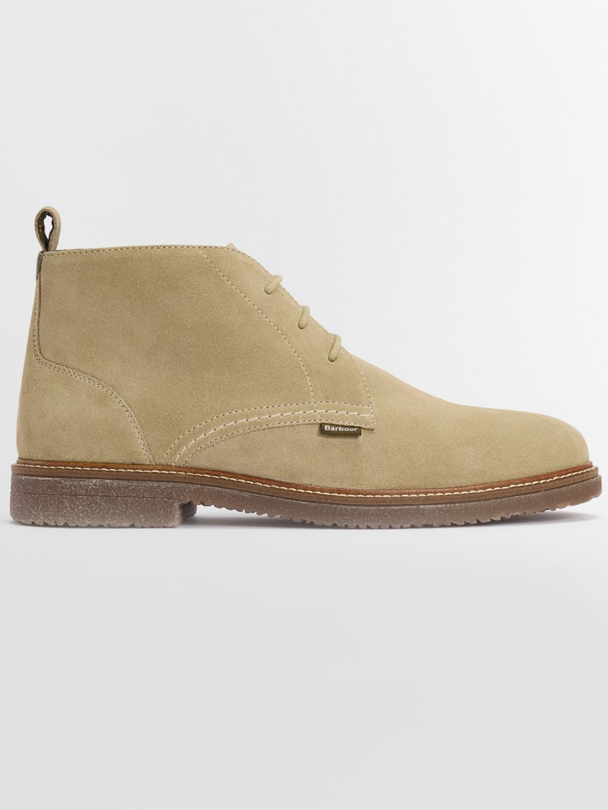 Barbour Desert Boots Kirkstone aus weichem Wildleder in 8