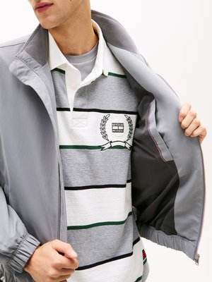 Blouson aus recyceltem Material mit Logo-Aufnäher