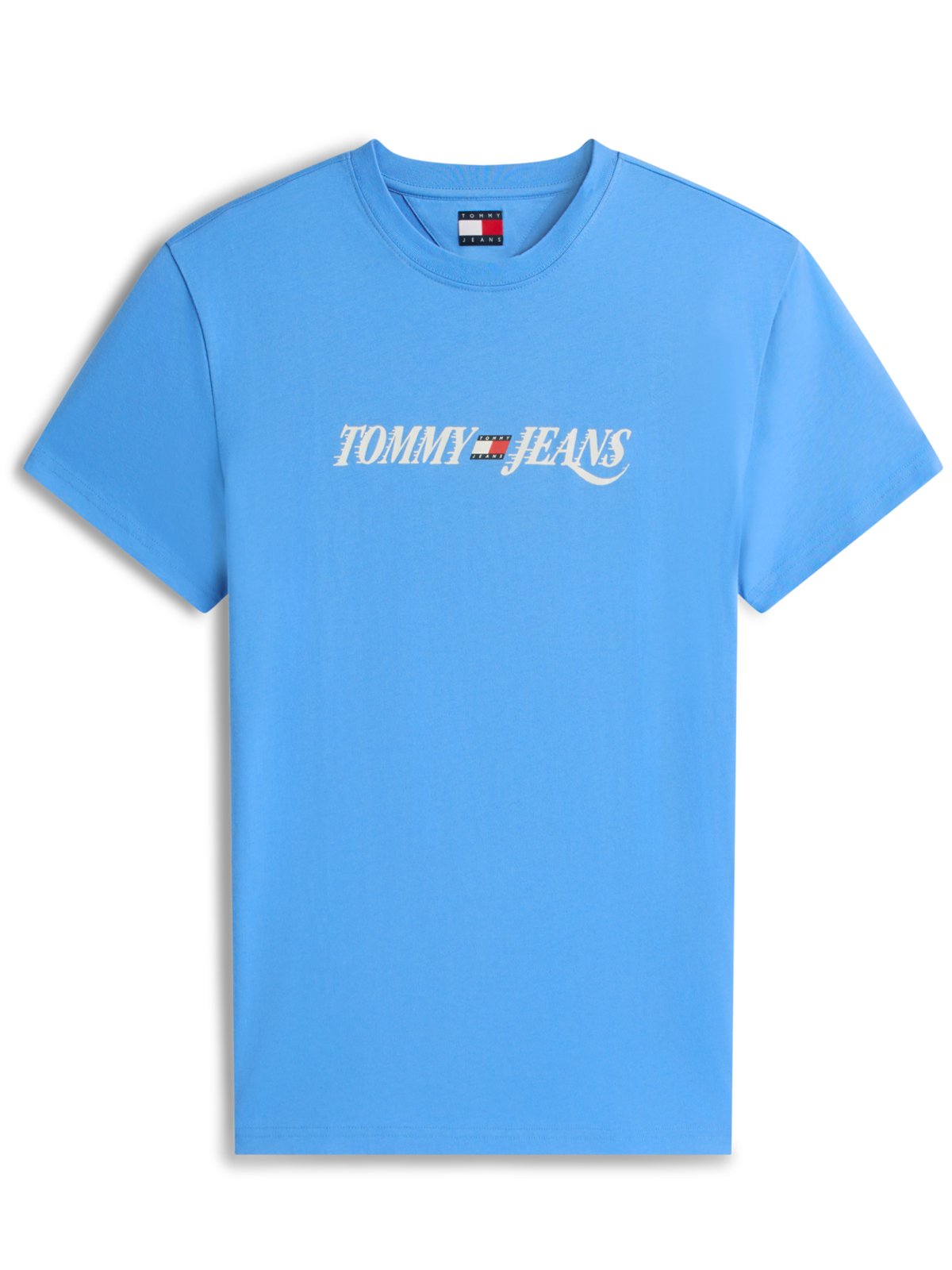 Tommy Jeans T-Shirt aus Baumwolle mit Label-Print, Regular Fit in L