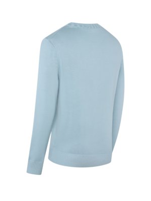 Softer Rundhals-Pullover aus ägyptischer Baumwolle