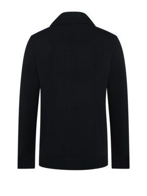 Softes Overshirt aus Baumwolle mit Kaschmiranteil
