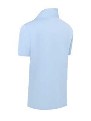 Glattes Poloshirt aus softem Baumwolljersey