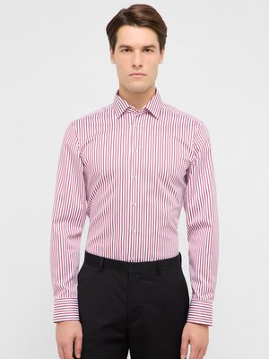 Baumwollhemd mit Streifenmuster, Slim Fit