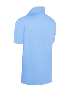 Unifarbenes Poloshirt aus Baumwolle, Classic Fit