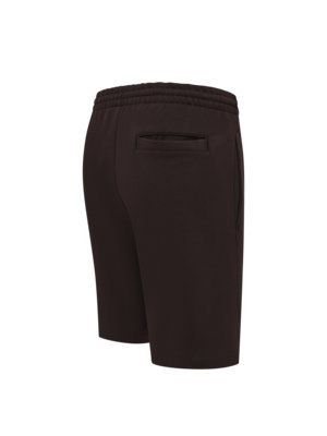 Sweatshorts mit kleinem Krokodil-Aufnäher