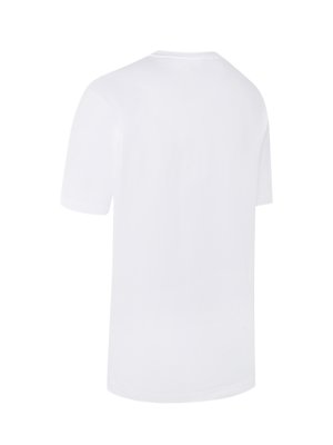 Softes T-Shirt aus Baumwolle mit Label-Schriftzug