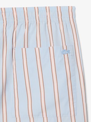 Gestreifte Shorts aus Baumwollpopeline