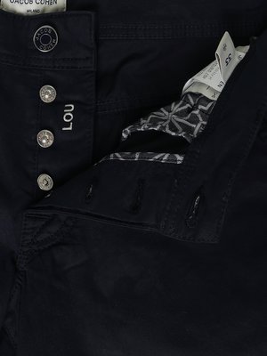 5 Pocket-Bermuda-Shorts aus einem soften Baumwollmischgewebe