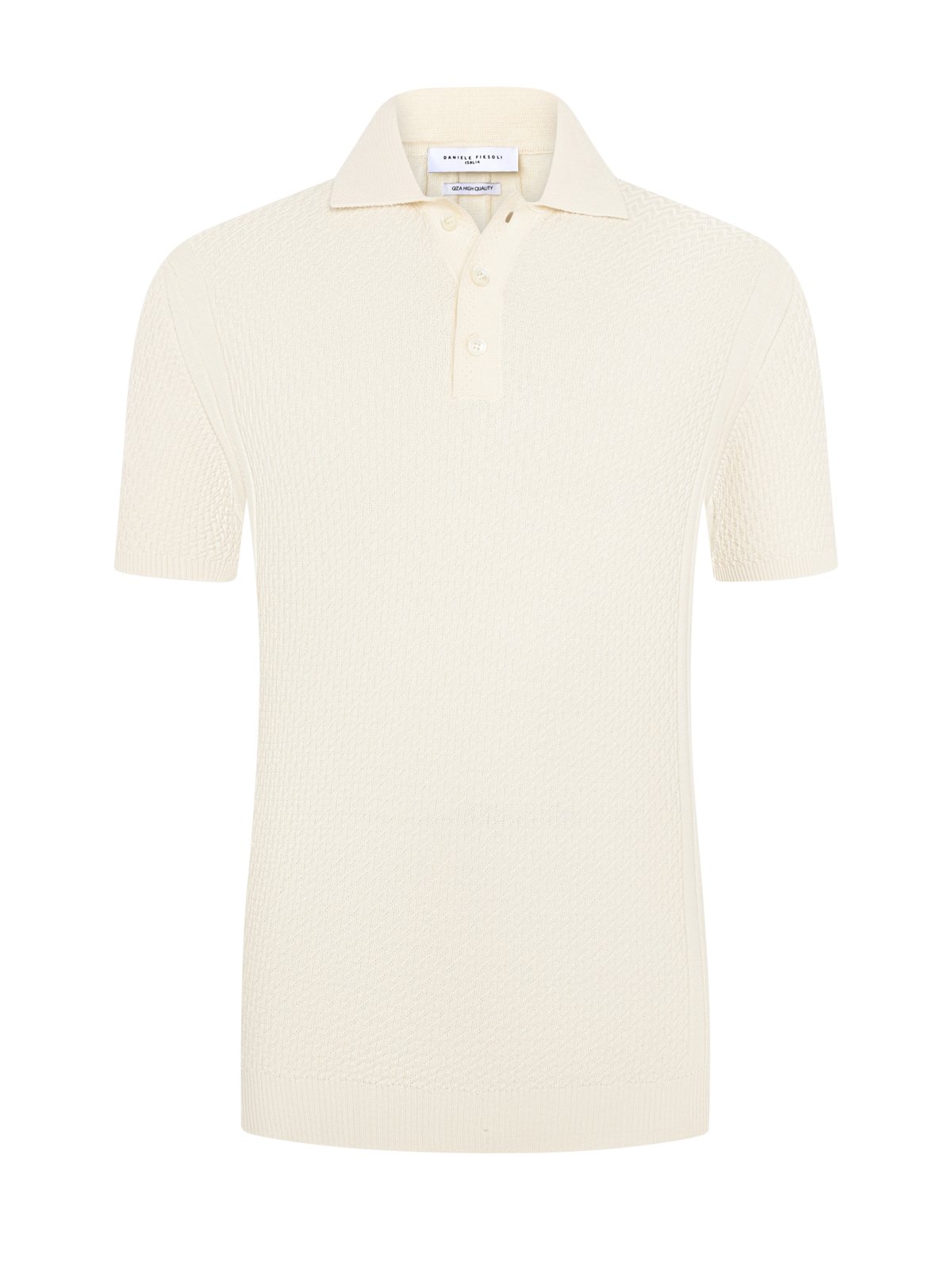 Daniele Fiesoli Leichtes Poloshirt aus edler Giza-Baumwolle in L