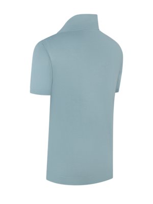 Softes Strick-Poloshirt aus Gizah-Baumwolle