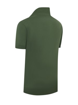 Softes Strick-Poloshirt aus Gizah-Baumwolle