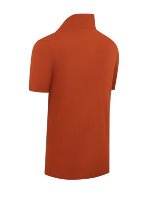 Softes Strick-Poloshirt aus Gizah-Baumwolle