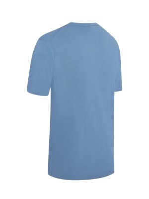 Leichtes Feinstrick-T-Shirt aus Baumwolle