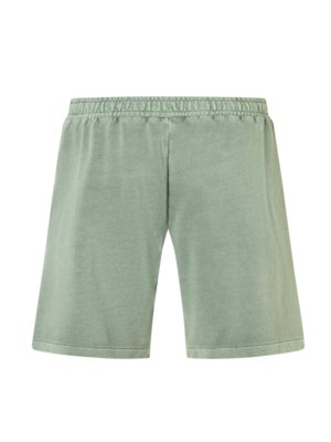 Sweatpants aus Baumwolle mit Label-Aufnäher, Oversized