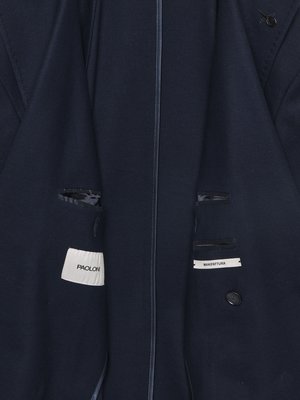 Einreiher-Sakko aus Baumwolle in softer Jersey-Qualität
