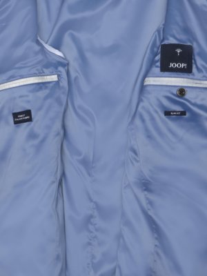 Jersey-Sakko mit heraustrennbarer Steppblende, Slim Fit