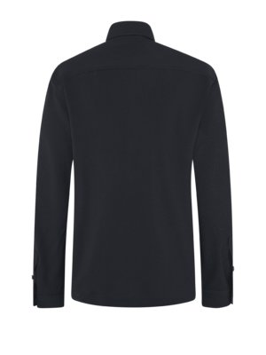 Stretch-Overshirt in Seersucker-Qualität