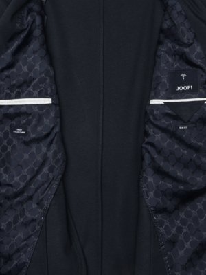 Einreihiges Stretch-Sakko mit fallendem Revers, Slim Fit