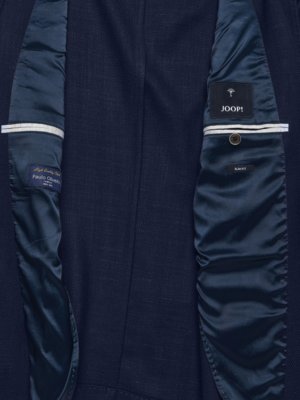 Sakko aus einem Wolle-Leinen-Mix mit Fischgrätstruktur