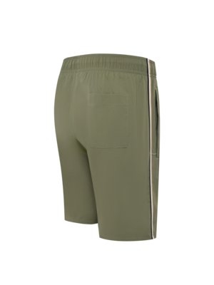 Leichte und schnelltrocknende Badehose mit Seitenstreifen