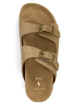 Leichte Sandalen Turbach aus Veloursleder mit profiliertem Fußbett