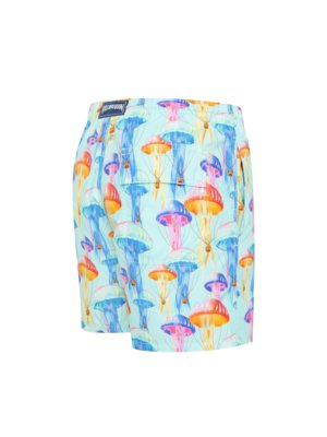 Schnelltrocknende Badeshorts mit Quallenmotiven