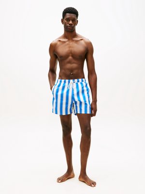 Schnelltrocknende Badeshorts mit Streifenmuster