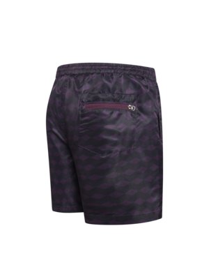 Glatte Badeshorts Vacanza mit geometrischem Print