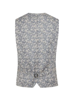 Anzugweste mit floralem Print
