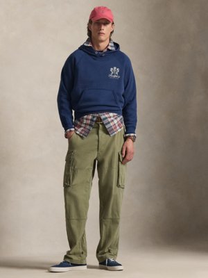 Hoodie mit beidseitigem Beach Club-Print