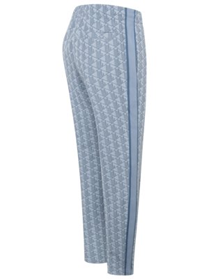 Trainingshose Paris in Jaquard-Strick mit Monogramm-Print