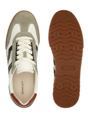 Sportlicher Sneaker aus einem Material-Mix im 90's Look