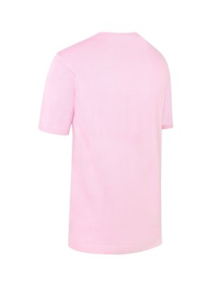 Leichtes Strick-T-Shirt mit frontseitiger Reiskornstruktur