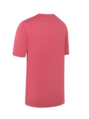 Leichtes Strick-T-Shirt mit frontseitiger Reiskornstruktur
