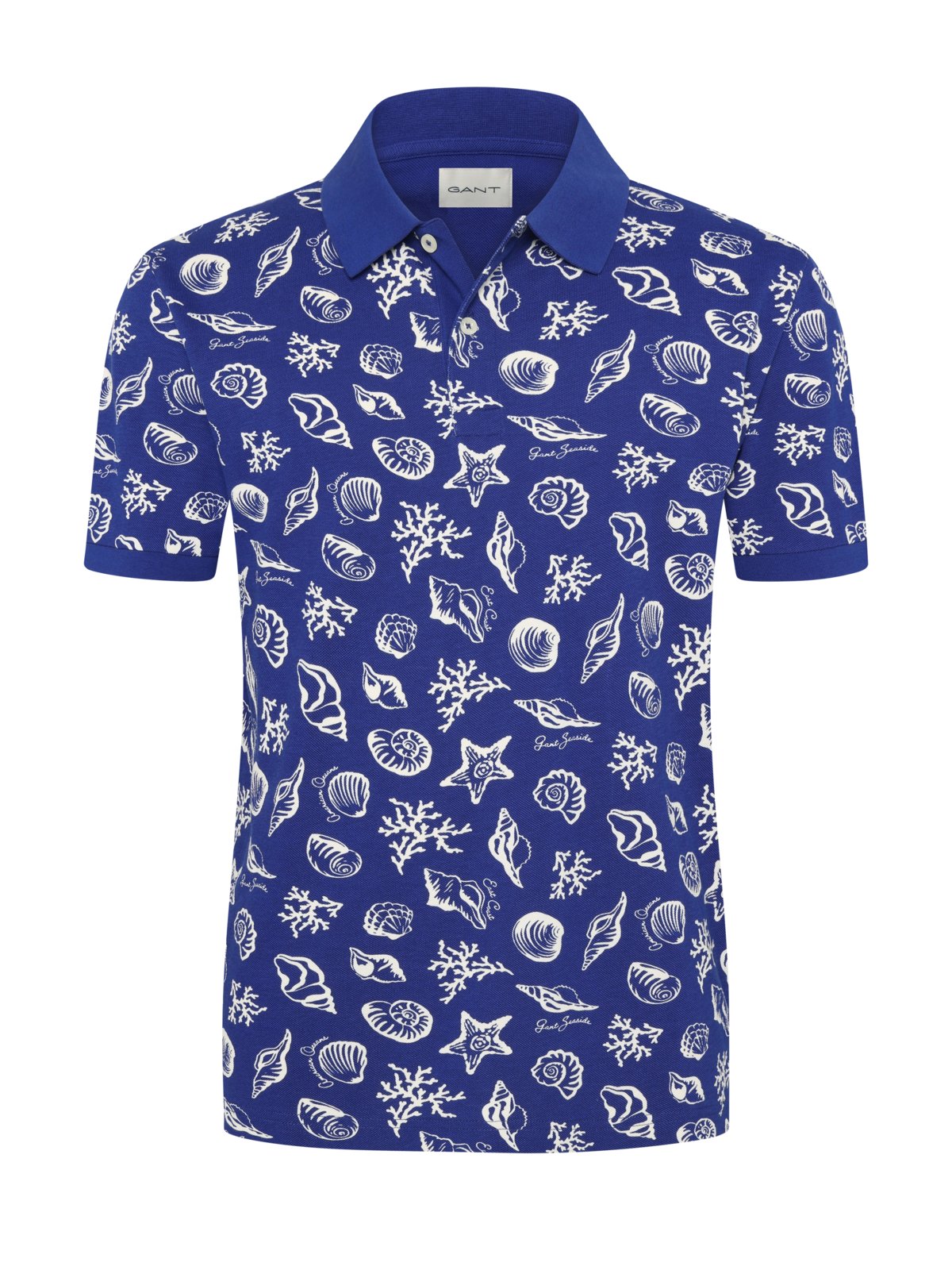 Gant Strukturiertes Poloshirt mit maritimen Motiven in XXL