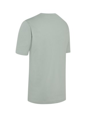 Baumwoll-T-Shirt mit Logostickerei