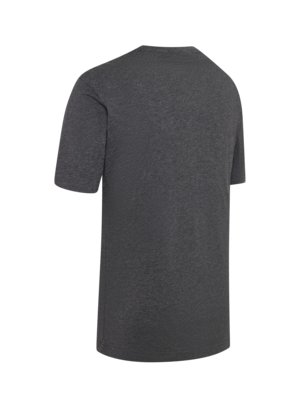 Baumwoll-T-Shirt mit Logostickerei