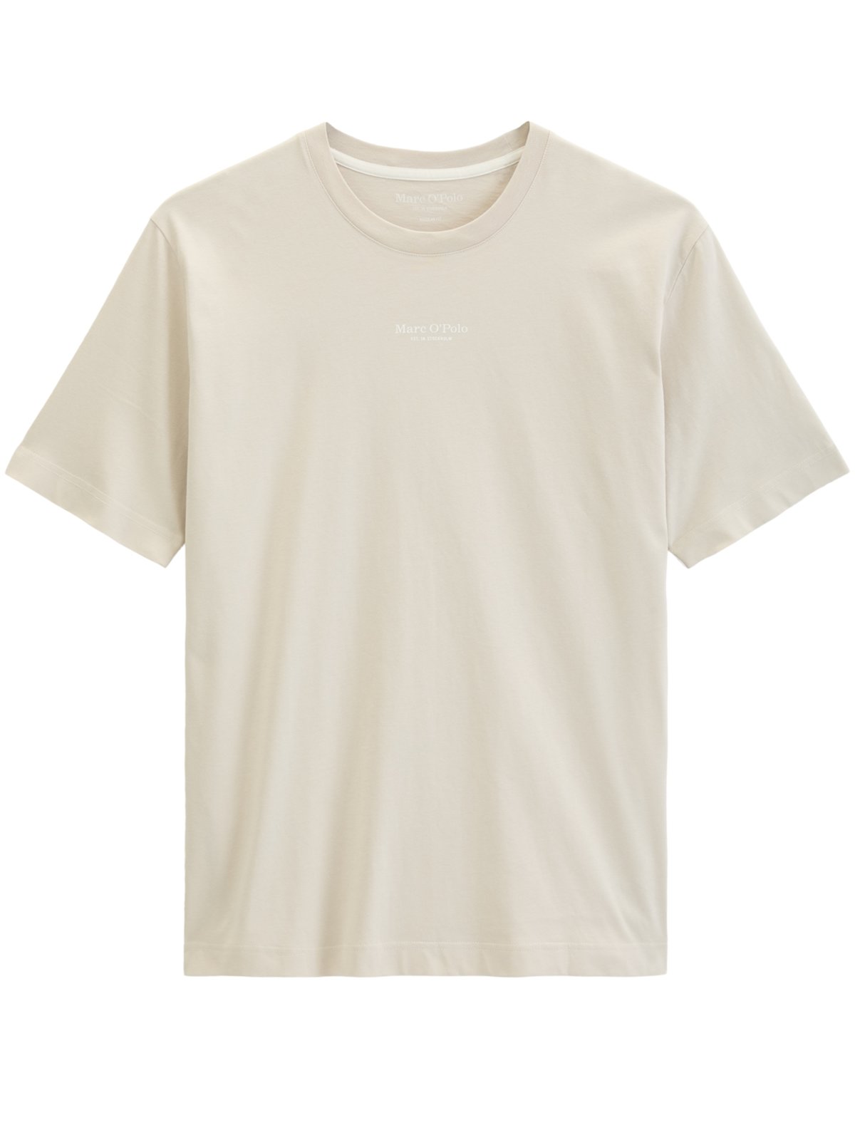 Marc O'Polo T-Shirt aus Bio-Baumwolle mit Label-Print, Regular Fit in L