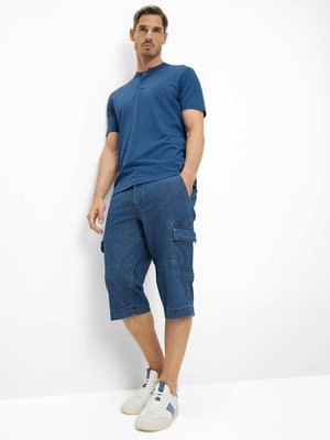 Capri-Denim-Shorts Bill mit Stretchanteil, Regular Fit