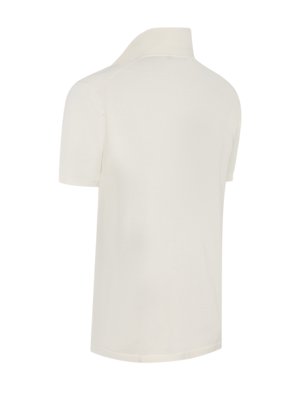 Leichtes Strick-Kurzarmhemd aus Air Cotton, Regular