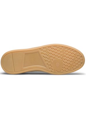 Sneaker Crosta aus Glattleder mit Veloursleder-Details