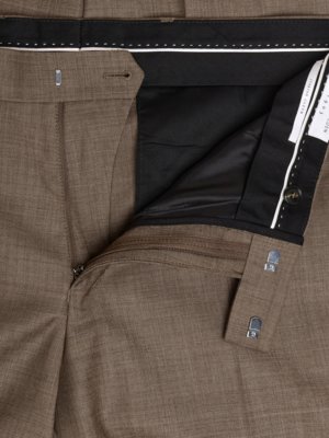 Einreihiger Anzug aus Wolle, Slim Fit