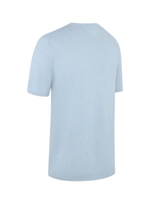 Feinstrick-T-Shirt aus einem Baumwolle-Kaschmir-Mix