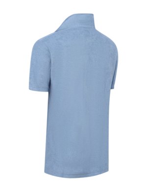 Glattes Poloshirt aus einem Lyocell-Baumwolle-Mix