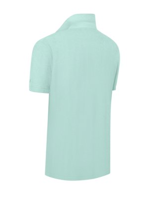 Glattes Poloshirt aus einem Lyocell-Baumwolle-Mix