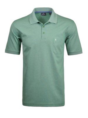 Poloshirt aus einem Baumwoll-Mix mit Brusttasche