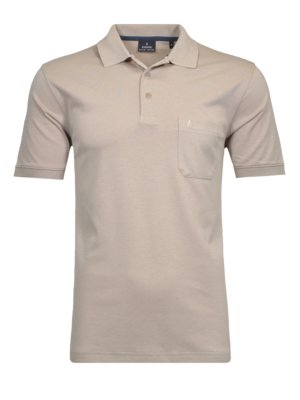 Poloshirt aus einem Baumwoll-Mix mit Brusttasche
