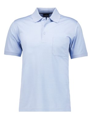 Poloshirt aus einem Baumwoll-Mix mit Brusttasche