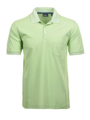 Poloshirt aus einem Baumwoll-Mix mit Brusttasche