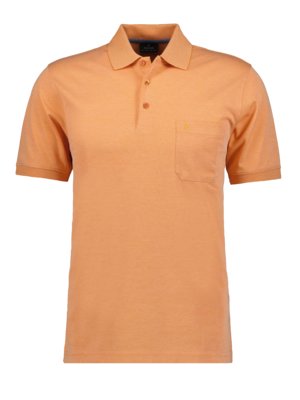 Poloshirt aus einem Baumwoll-Mix mit Brusttasche
